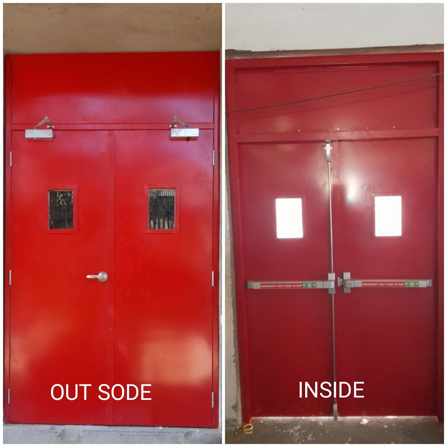 Emergency exit door